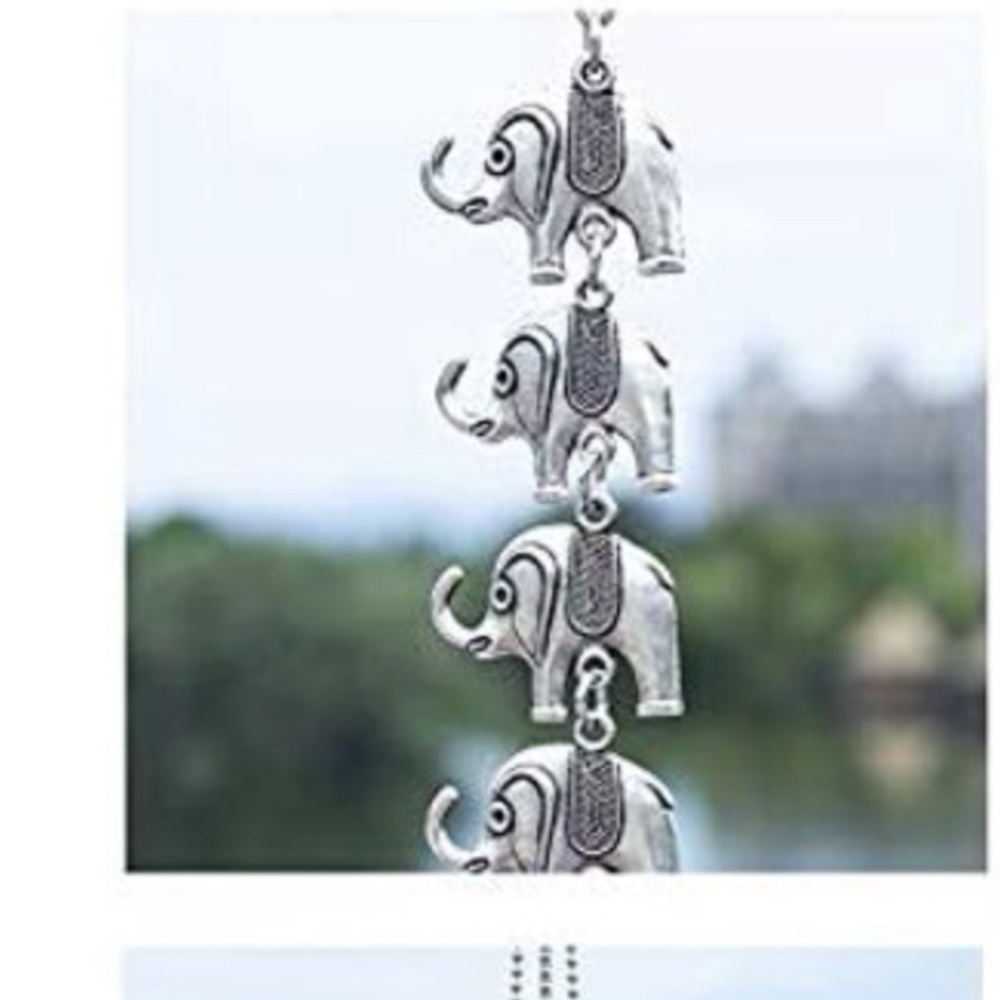 Elephant Charm Crystal Prisms Suncatcher Pendant for window garden wall hanging - Picture 6 of 6